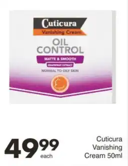 Save Cuticura Vanishing Cream offer