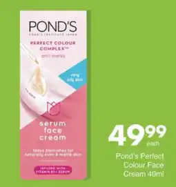 Save Pond's Perfect Colour Face Cream offer