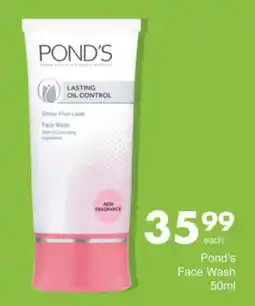 Save Pond's Face Wash offer