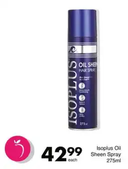 Save Isoplus Oil Sheen Spray offer