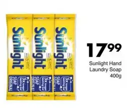 Save Sunlight Hand Laundry Soap offer