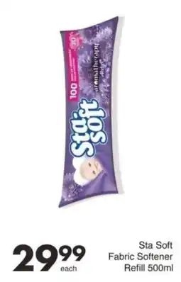 Save Sta Soft Fabric Softener Refill offer