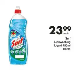 Save Surf Dishwashing Liquid 750ml Bottle offer