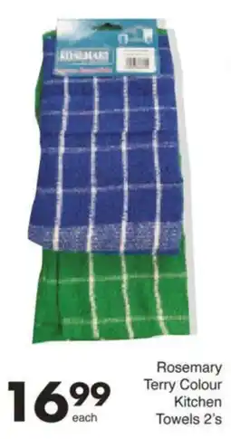 Save Rosemary Terry Colour Kitchen Towels 2's offer