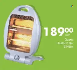 Save Quartz Heater 2 Bar offer