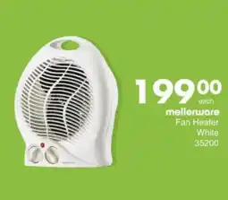 Save mellerware Fan Heater White offer