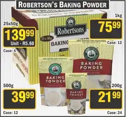 J&E Cash and Carry Robertson's Baking Powder offer