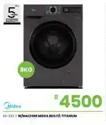 Fair Price Midea 8Kg F/L Titanium Washing Machine 22-333 offer