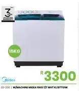 Fair Price Midea 15Kg T/T WHT Washing Machine KL15TTG1W 22-336 offer