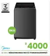 Fair Price Midea 11Kg T/L Titanium Washing Machine MA200W110/T 22-349 offer