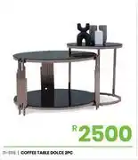 Fair Price Dolce 2PC Coffee Table 11-396 offer