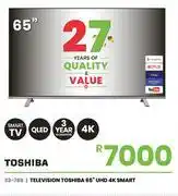Fair Price Toshiba 65 UHD 4K Smart Television 23-789 offer
