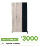Fair Price Brandy 3DR Wardrobe 1-288 offer