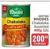 KitKat Cash and Carry RHODES Chakalaka Assorted 400g 12s offer