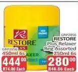 KitKat Cash and Carry RESTORE Plus Relaxer Reg Assorted 250ml 6s offer