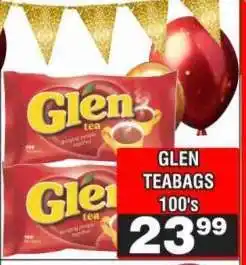 Advance Cash n Carry GLEN TEABAGS 100's offer