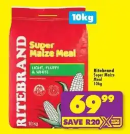 Shoprite Ritebrand Super Maize Meal offer