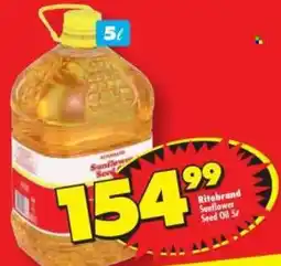 Shoprite Ritebrand Sunflower Seed Oil offer