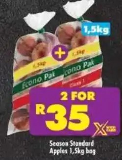 Shoprite Econo Pak Season Standard Apples offer