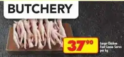 Shoprite Large Chicken Feet offer