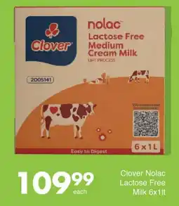 Save Hyper Clover Nolac Lactose Free Medium Cream Milk offer