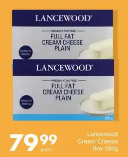 Save Hyper Lancewood Cream Cheese Plain offer