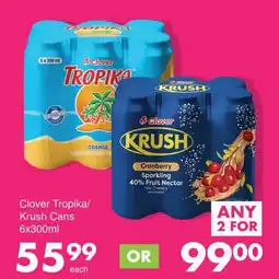 Save Hyper Clover Tropika/Krush Cans offer