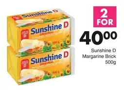 Save Hyper Sunshine D Margarine Brick offer