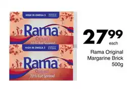 Save Hyper Rama Original Margarine Brick offer