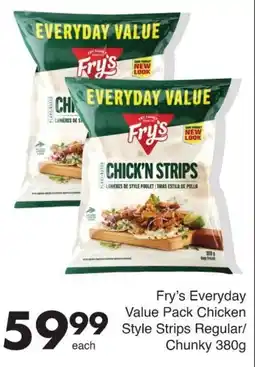 Save Hyper Fry's Everyday Value Pack Chicken Style Strips Regular/Chunky offer