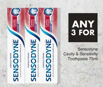 Save Hyper Sensodyne Cavity & Sensitivity Toothpaste offer