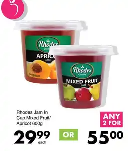 Save Hyper Rhodes Jam In Cup Mixed Fruit/Apricot offer