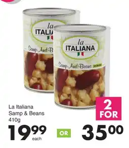 Save Hyper La Italiana Samp & Beans offer