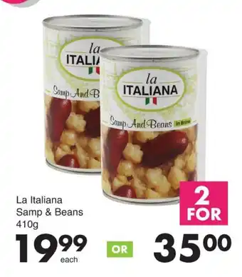 Save Hyper La Italiana Samp & Beans offer