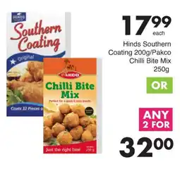 Save Hyper Hinds Southern Coating/Pakco Chilli Bite Mix offer