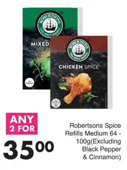 Save Hyper Robertsons Spice Refills Medium offer