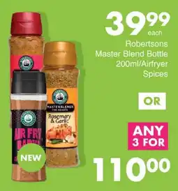Save Hyper Robertsons Master Blend Bottle/Airfryer Spices offer