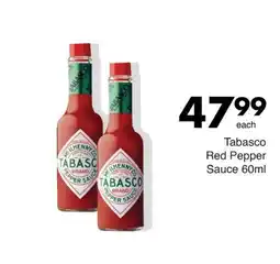Save Hyper Tabasco Red Pepper Sauce offer