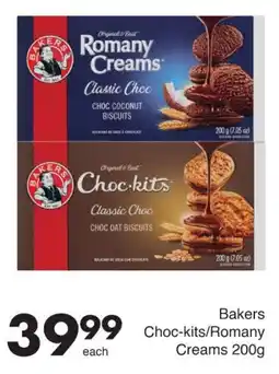 Save Hyper Bakers Choc-kits/Romany Creams offer