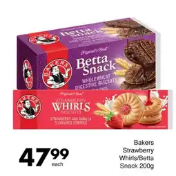 Save Hyper Bakers Strawberry Whirls/Betta Snack offer