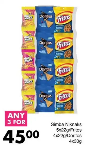 Save Hyper Simba Niknaks Fritos Doritos offer