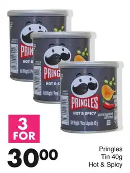 Save Hyper Pringles Tin Hot & Spicy offer