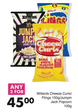 Save Hyper Willards Cheese Curls/Flings/Jumpin Jack Popcorn offer