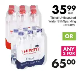 Save Hyper Thirsti Unflavoured Water Still/Sparkling offer