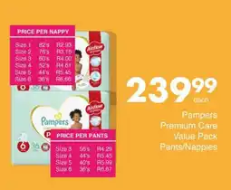 Save Hyper Pampers Premium Care Value Pack Pants/Nappies offer