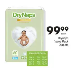 Save Hyper DryNaps Value Pack Diapers offer