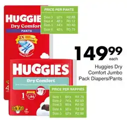 Save Hyper Huggies Dry Comfort Jumbo Pack Diapers/Pants offer