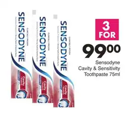 Save Hyper Sensodyne Cavity & Sensitivity Toothpaste offer