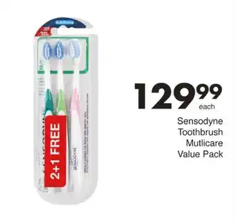 Save Hyper Sensodyne Toothbrush Mutlicare offer
