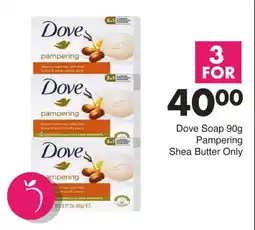 Save Hyper Dove Soap Pampering Shea Butter Only offer